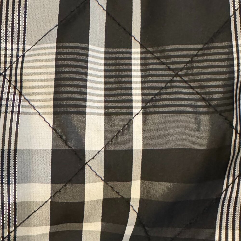 Peck & Peck Jacket Sz M in blk/gray/silver - Picture 13 of 14
